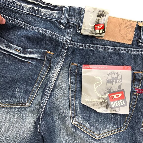 Brand New VINTAGE 2001 Diesel Jeans Size 32 Blue - Picture 8 of 8